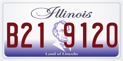 IL license plate B219120