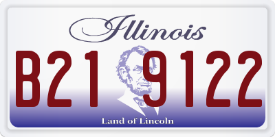 IL license plate B219122