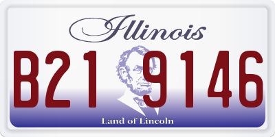 IL license plate B219146