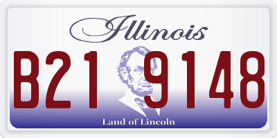 IL license plate B219148
