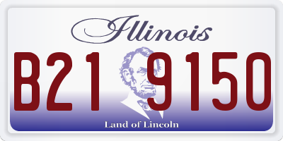 IL license plate B219150