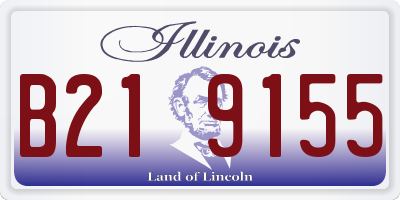 IL license plate B219155