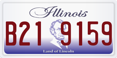 IL license plate B219159