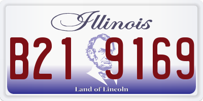 IL license plate B219169