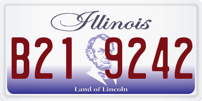 IL license plate B219242