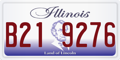 IL license plate B219276