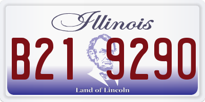 IL license plate B219290