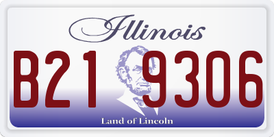 IL license plate B219306