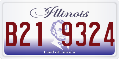 IL license plate B219324