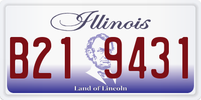 IL license plate B219431