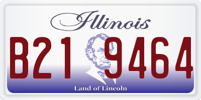 IL license plate B219464