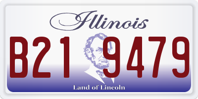 IL license plate B219479