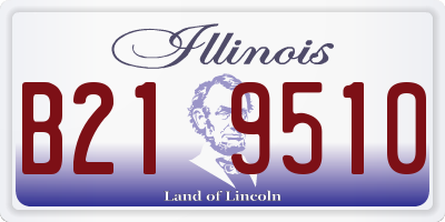 IL license plate B219510