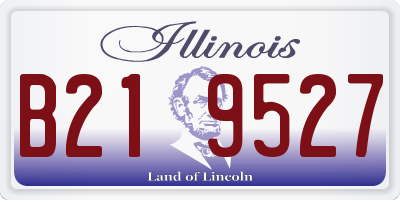 IL license plate B219527