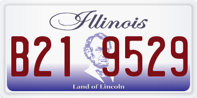 IL license plate B219529