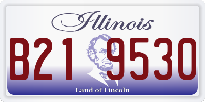 IL license plate B219530