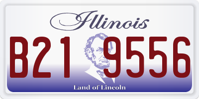 IL license plate B219556