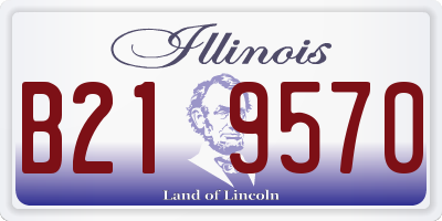 IL license plate B219570