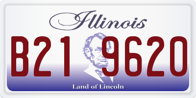 IL license plate B219620