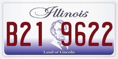 IL license plate B219622