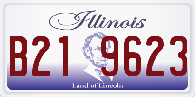 IL license plate B219623
