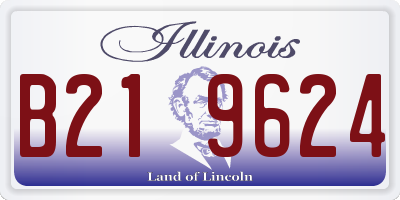 IL license plate B219624