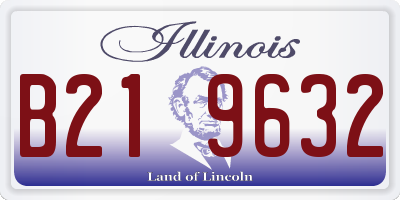 IL license plate B219632