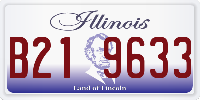 IL license plate B219633