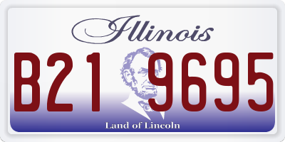 IL license plate B219695