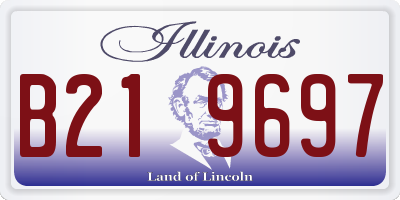 IL license plate B219697