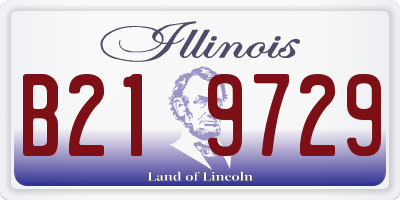 IL license plate B219729