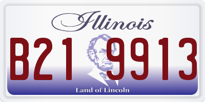IL license plate B219913