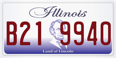 IL license plate B219940