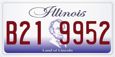 IL license plate B219952