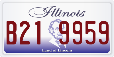 IL license plate B219959