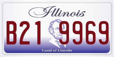IL license plate B219969