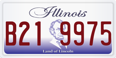 IL license plate B219975
