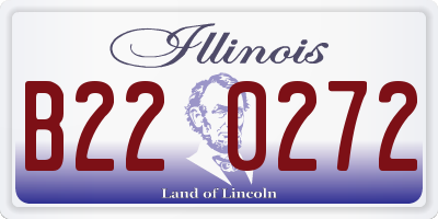 IL license plate B220272
