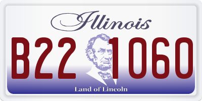 IL license plate B221060