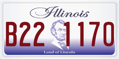 IL license plate B221170