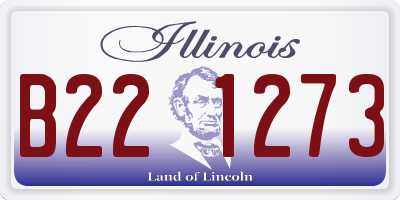IL license plate B221273