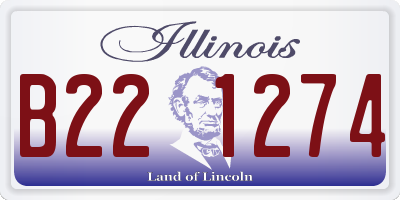 IL license plate B221274