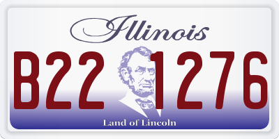 IL license plate B221276