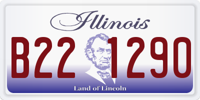 IL license plate B221290