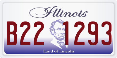 IL license plate B221293