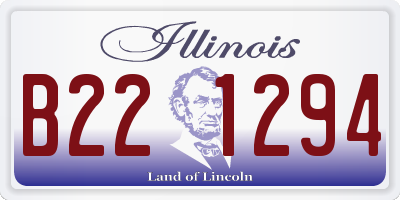 IL license plate B221294