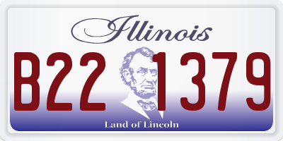 IL license plate B221379