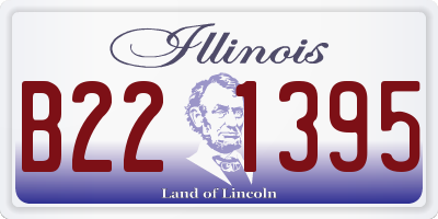 IL license plate B221395