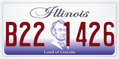 IL license plate B221426