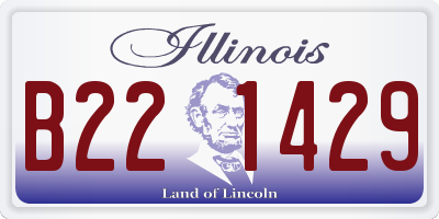 IL license plate B221429
